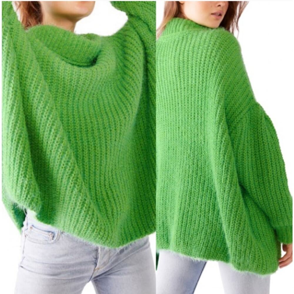FREE PEOPLE‎ Oversized Oasis Tunic Sweater Size XS